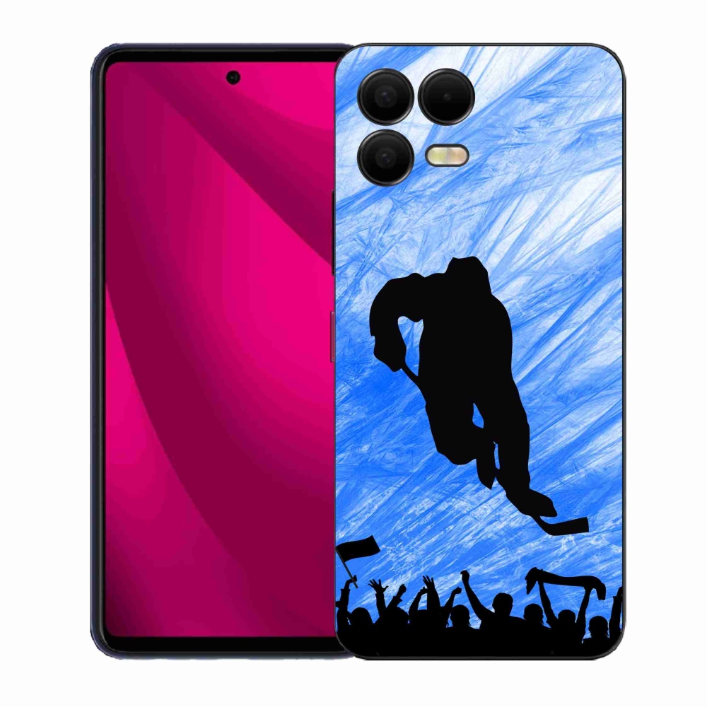 Gélový kryt mmCase na T-Mobile T Phone 3 Pro - hokejový hráč