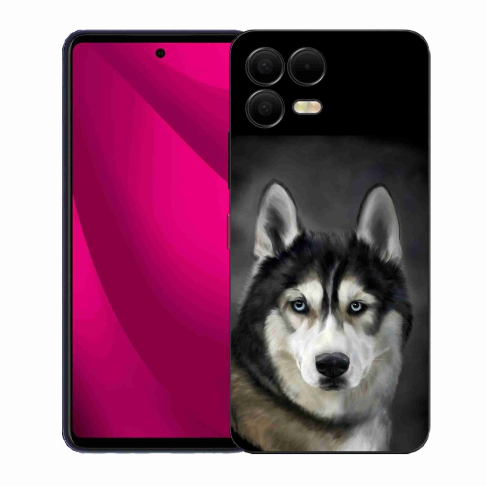 Gélový kryt mmCase na T-Mobile T Phone 3 Pro - husky
