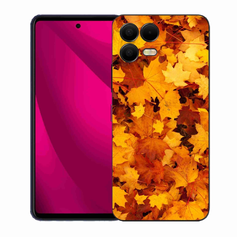 Gélový kryt mmCase na T-Mobile T Phone 3 Pro - javorové listy