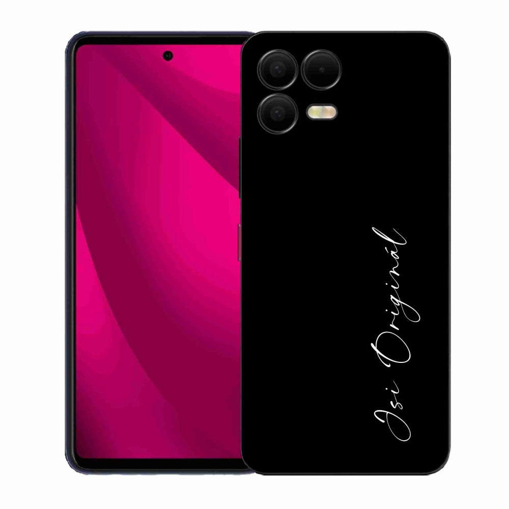 Gélový kryt mmCase na T-Mobile T Phone 3 Pro - si originál čierne pozadie