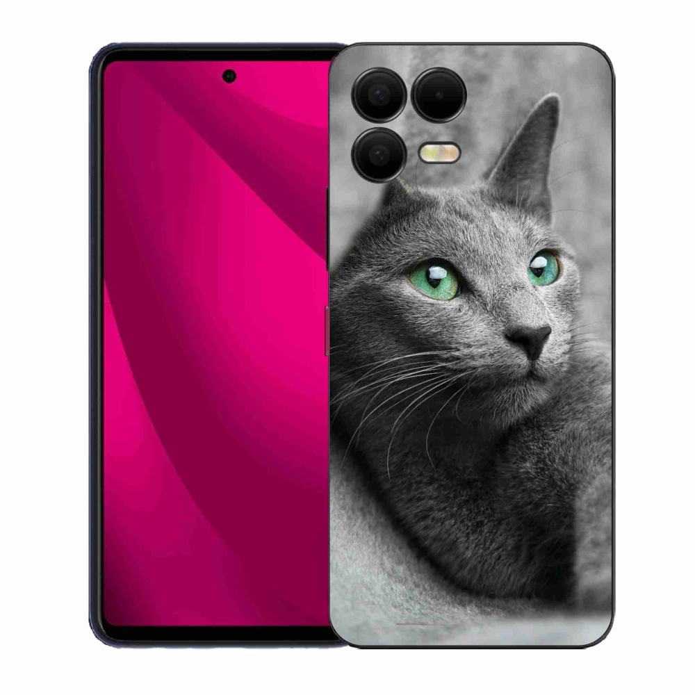 Gélový kryt mmCase na T-Mobile T Phone 3 Pro - mačka 2