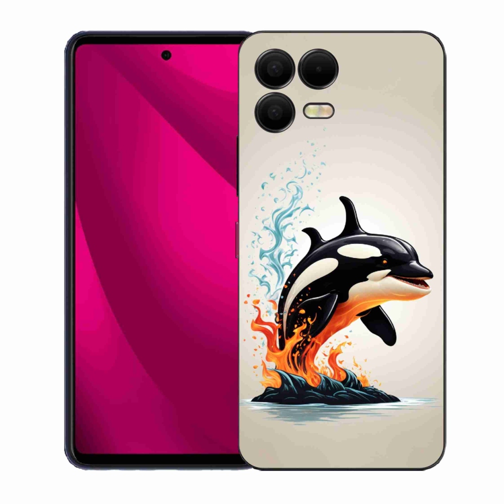 Gélový kryt mmCase na T-Mobile T Phone 3 Pro - kosatka