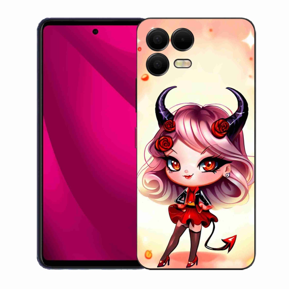 Gélový kryt mmCase na T-Mobile T Phone 3 Pro - kreslená čertica