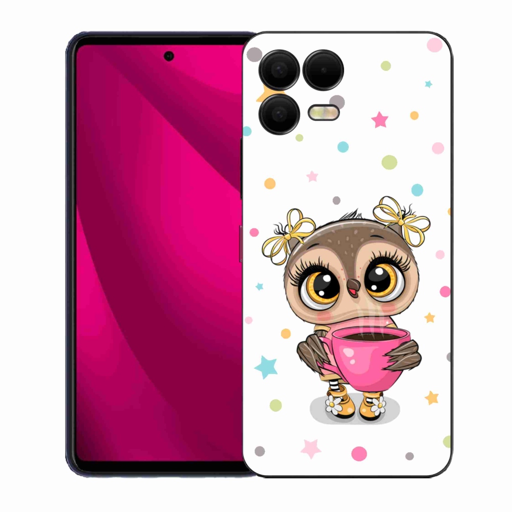 Gélový kryt mmCase na T-Mobile T Phone 3 Pro - kreslená sovička