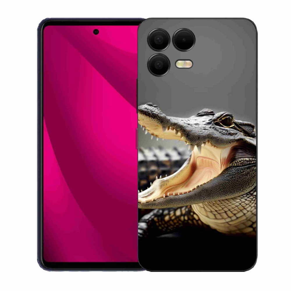 Gélový kryt mmCase na T-Mobile T Phone 3 Pro - krokodíl