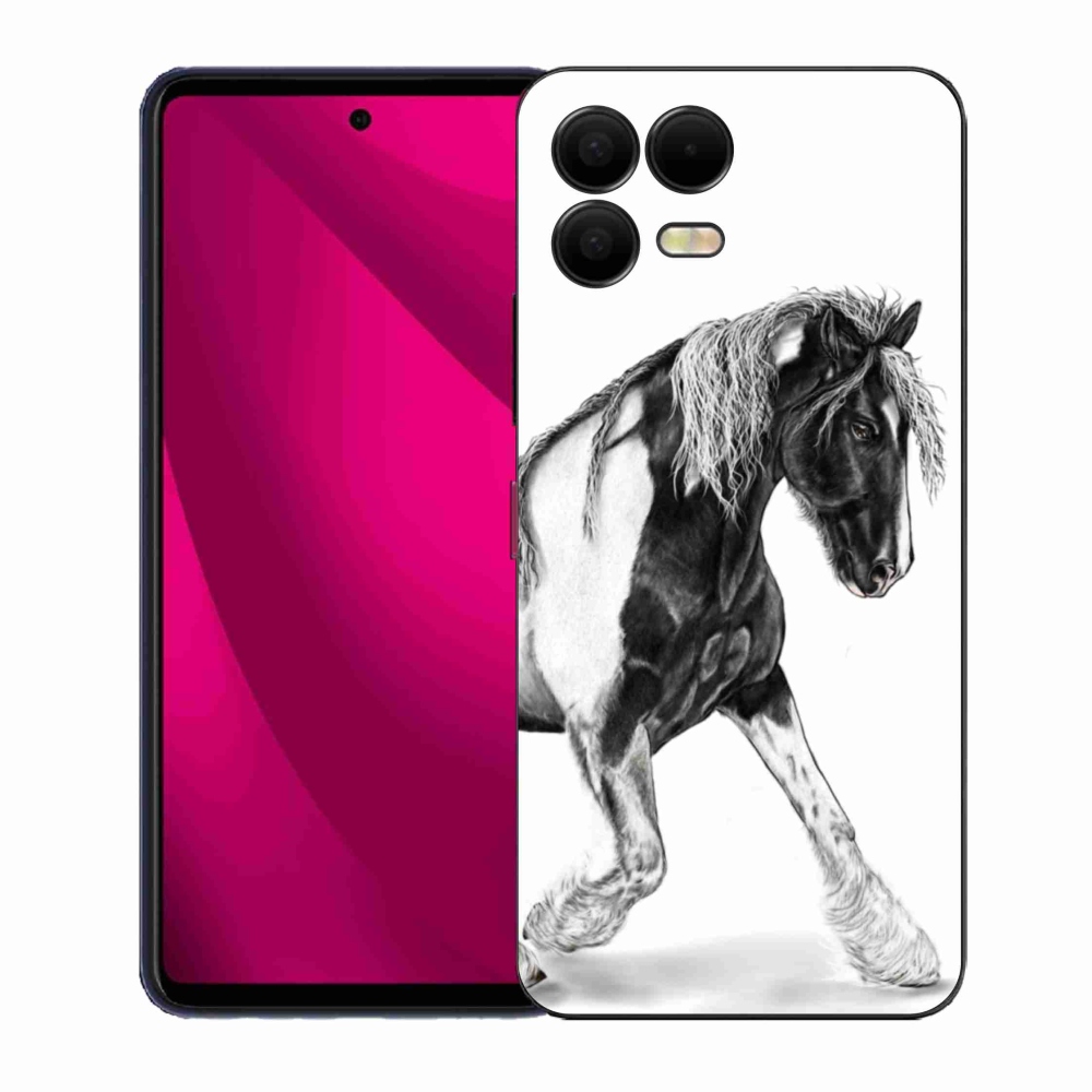 Gélový kryt mmCase na T-Mobile T Phone 3 Pro - kôň