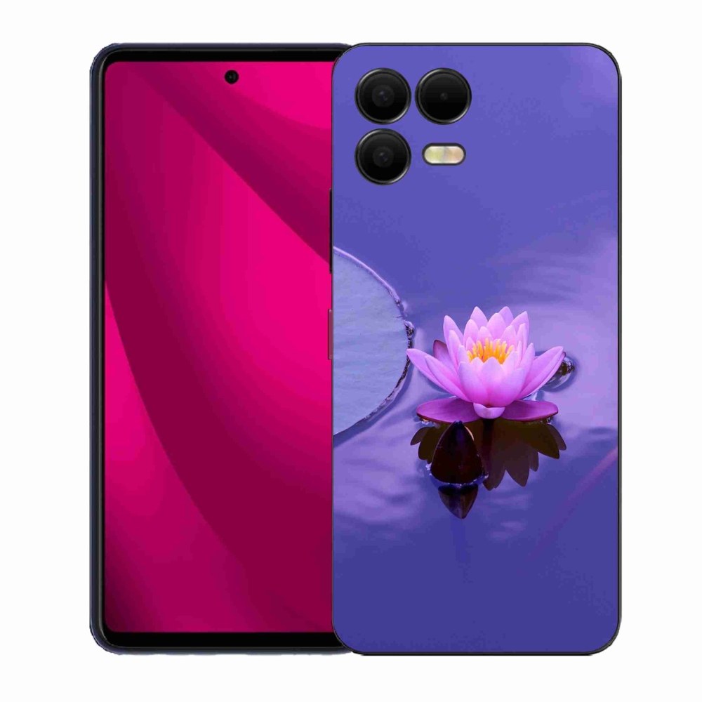 Gélový kryt mmCase na T-Mobile T Phone 3 Pro - kvet na hladine