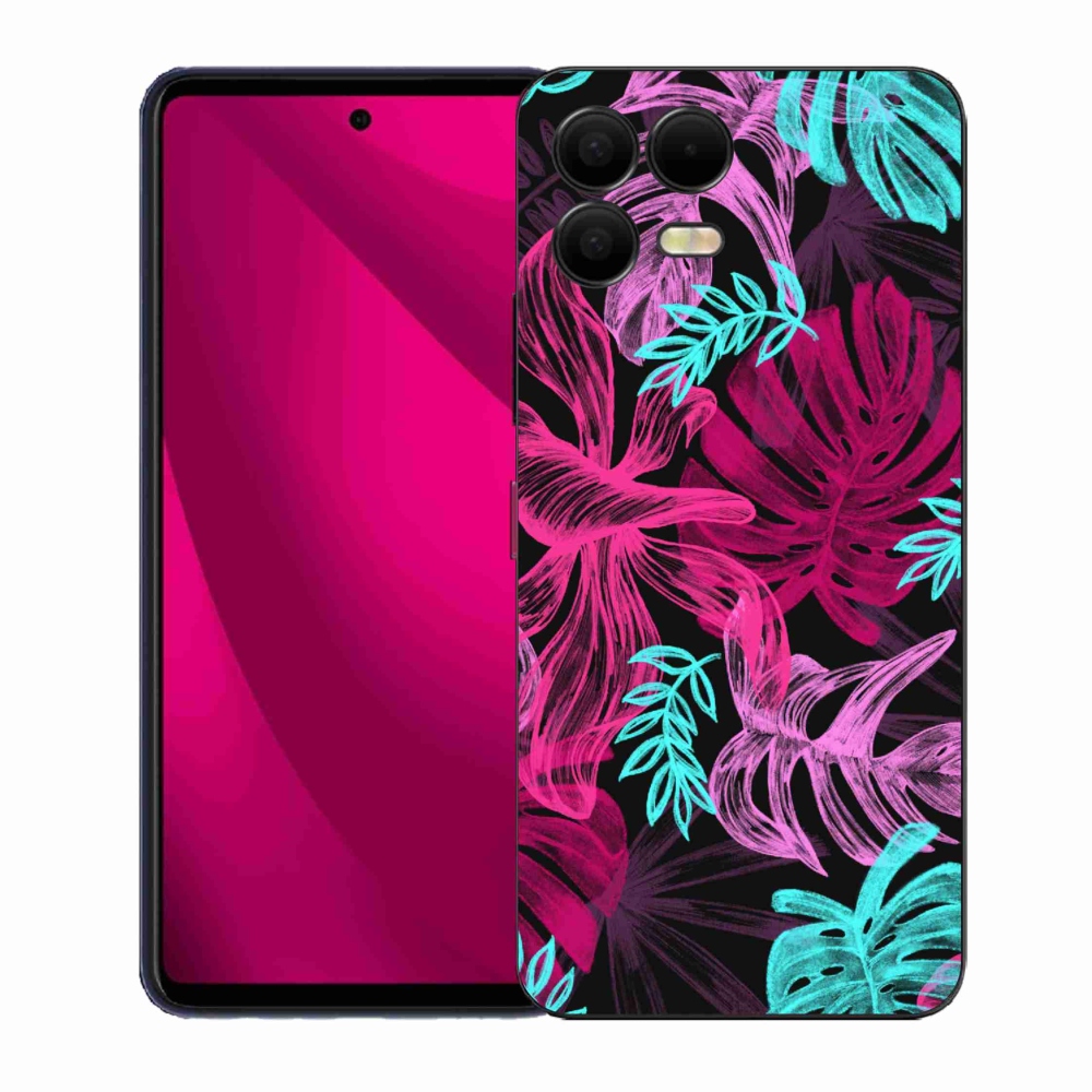 Gélový kryt mmCase na T-Mobile T Phone 3 Pro - kvety 1