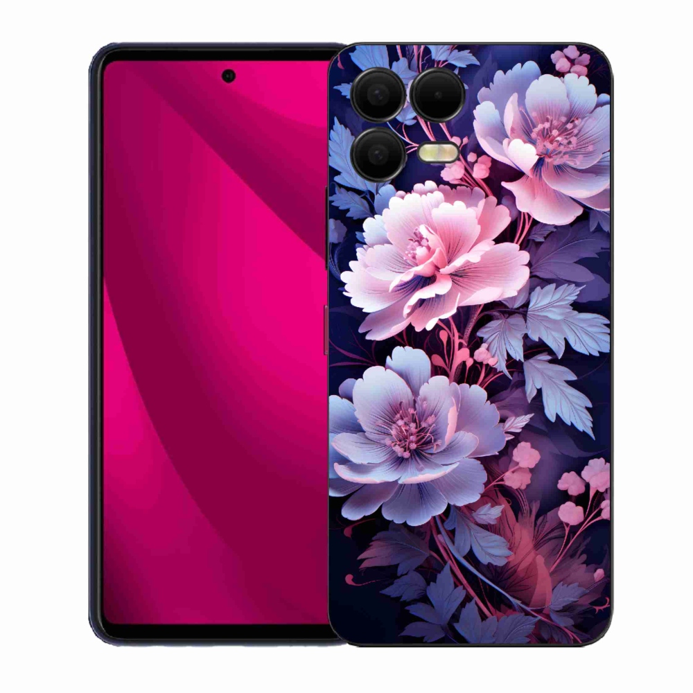 Gélový kryt mmCase na T-Mobile T Phone 3 Pro - kvety 11