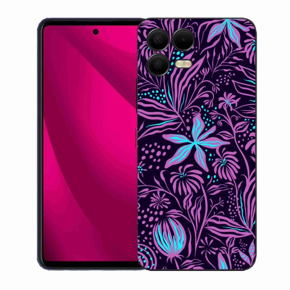 Gélový kryt mmCase na T-Mobile T Phone 3 Pro - kvety 2