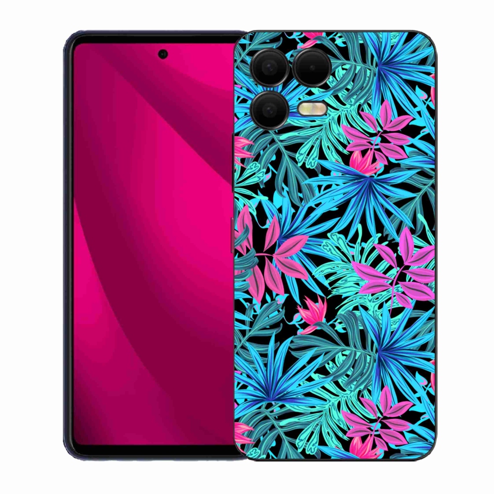 Gélový kryt mmCase na T-Mobile T Phone 3 Pro - kvety 3