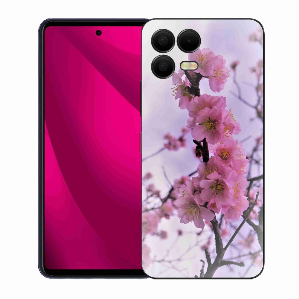 Gélový kryt mmCase na T-Mobile T Phone 3 Pro - kvety 7