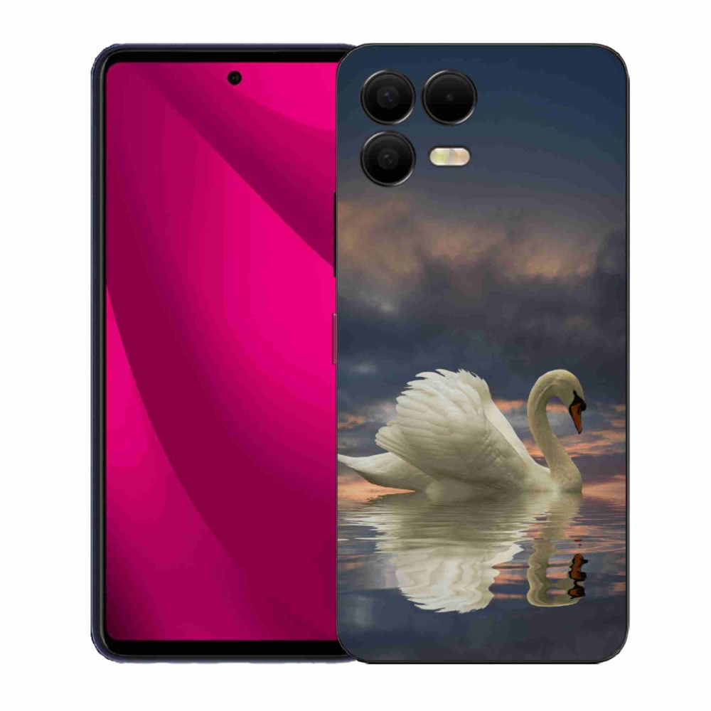 Gélový kryt mmCase na T-Mobile T Phone 3 Pro - labuť