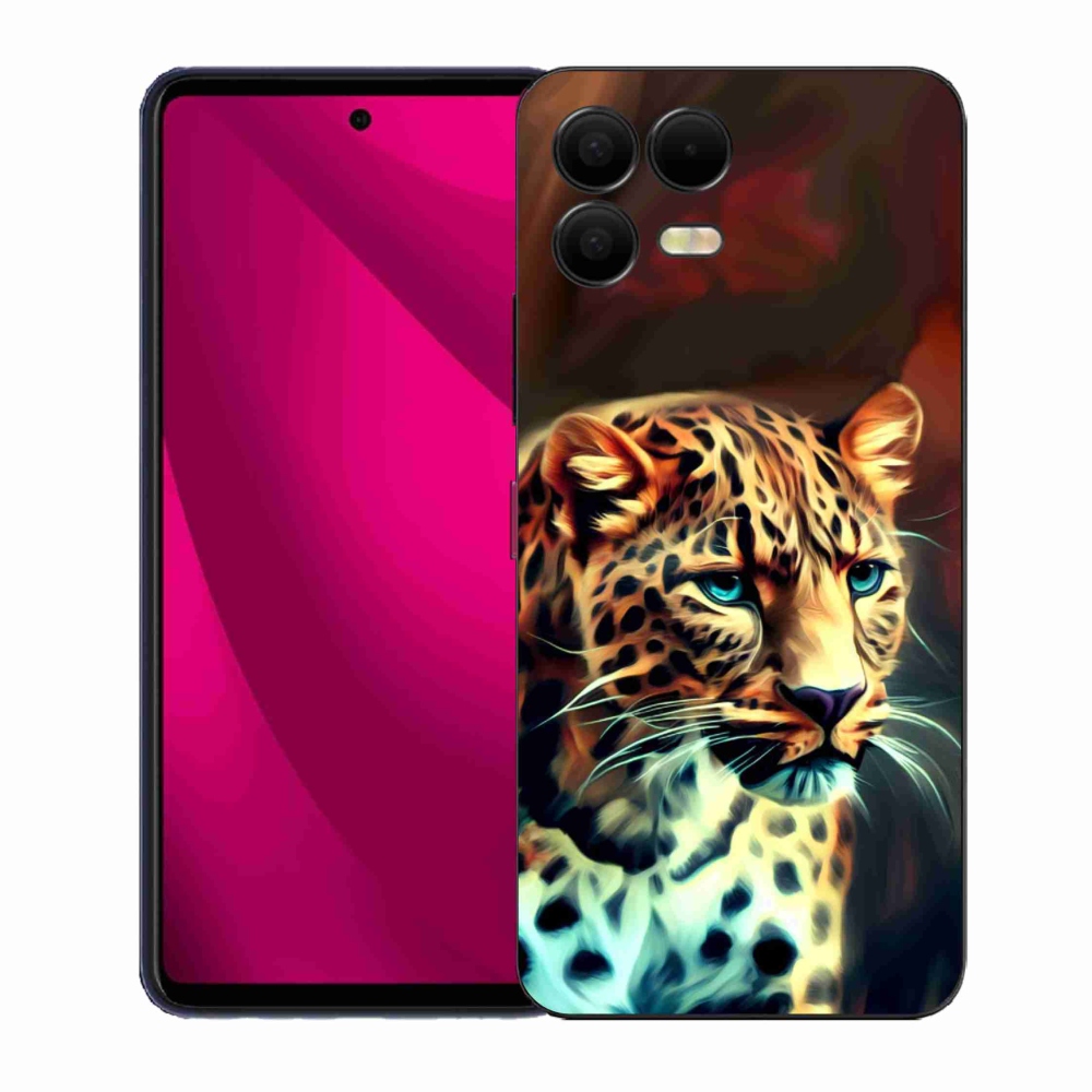 Gélový kryt mmCase na T-Mobile T Phone 3 Pro - leopard