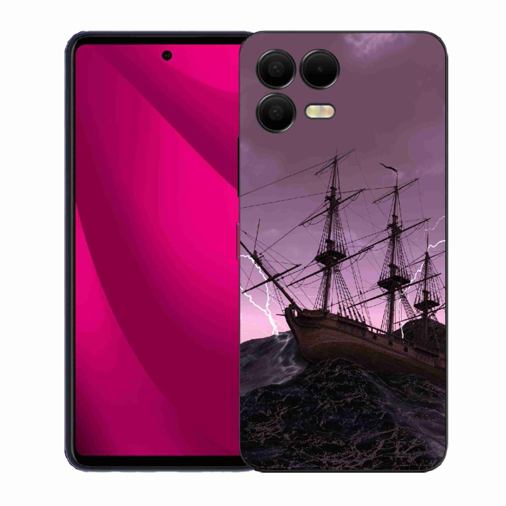 Gélový kryt mmCase na T-Mobile T Phone 3 Pro - loď v búrke