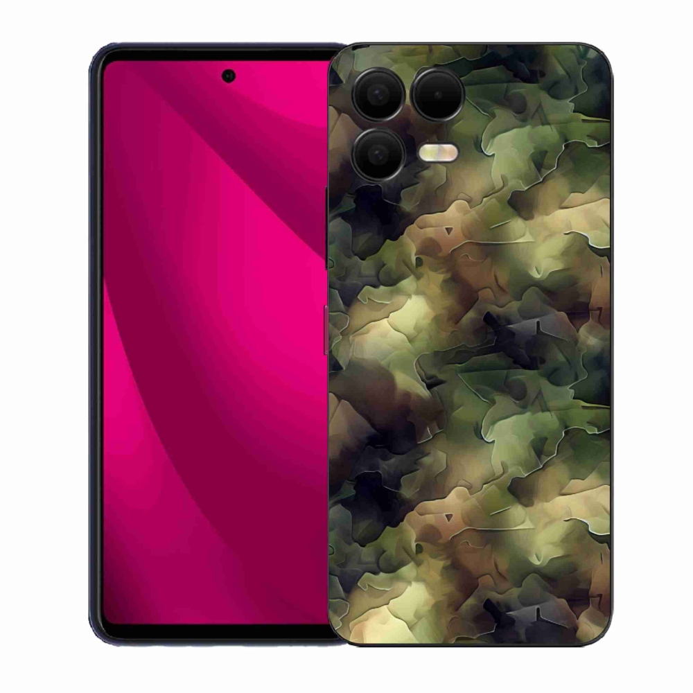 Gélový kryt mmCase na T-Mobile T Phone 3 Pro - maskáčový vzor 10