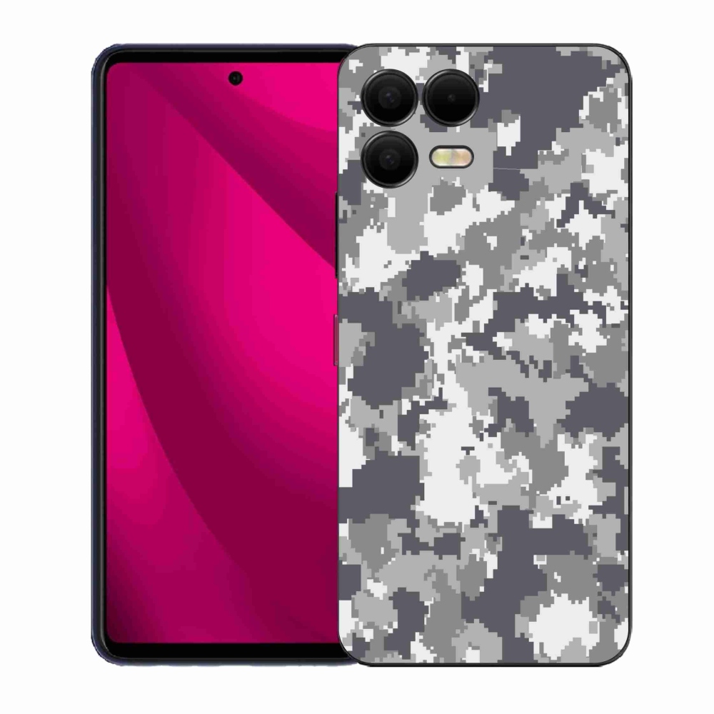 Gélový kryt mmCase na T-Mobile T Phone 3 Pro - maskáčový vzor 2