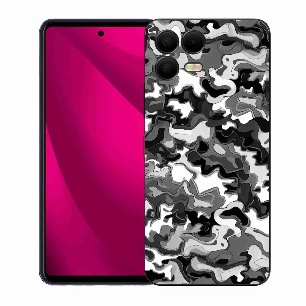 Gélový kryt mmCase na T-Mobile T Phone 3 Pro - maskáčový vzor 3