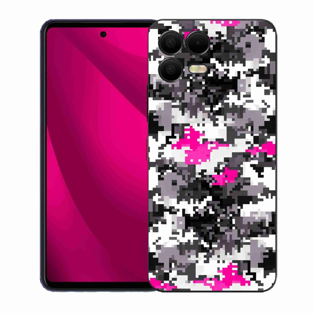 Gélový kryt mmCase na T-Mobile T Phone 3 Pro - maskáčový vzor 4