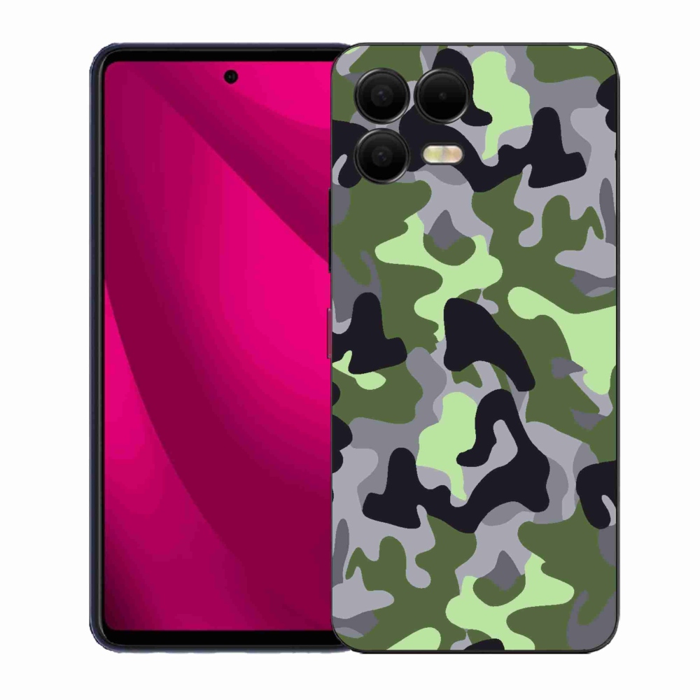 Gélový kryt mmCase na T-Mobile T Phone 3 Pro - maskáčový vzor 7