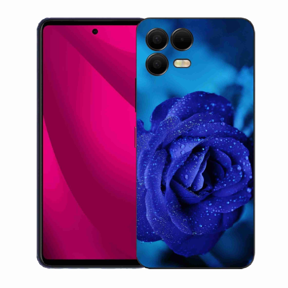 Gélový kryt mmCase na T-Mobile T Phone 3 Pro - modrá ruža