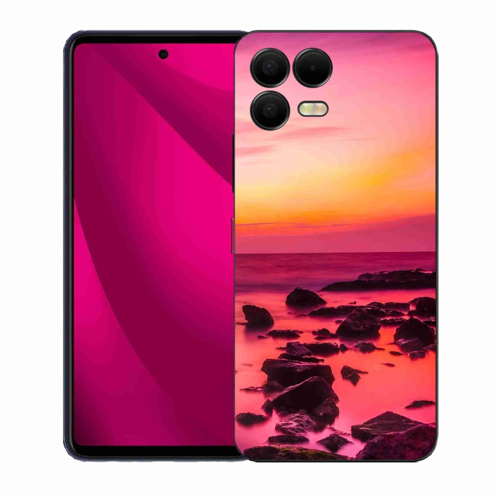 Gélový kryt mmCase na T-Mobile T Phone 3 Pro - more a žiara