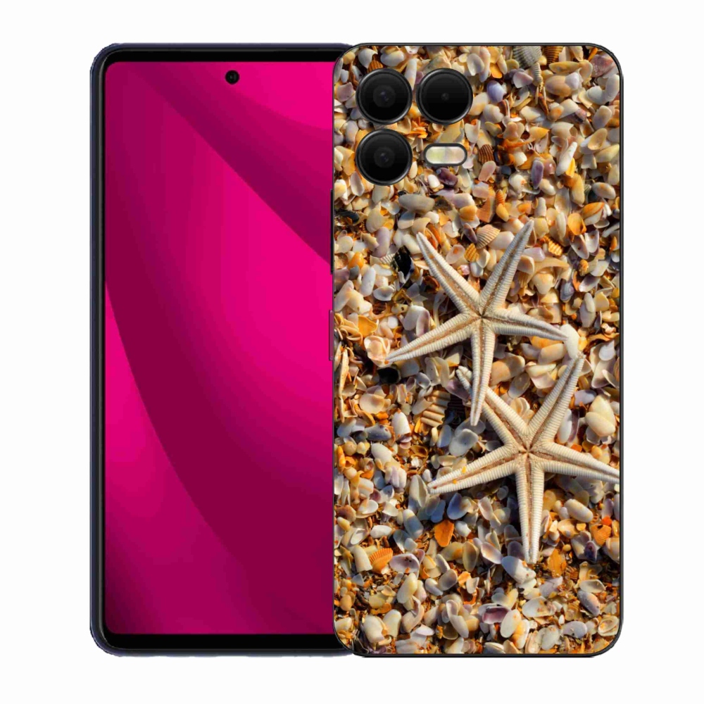 Gélový kryt mmCase na T-Mobile T Phone 3 Pro - morské hviezdice