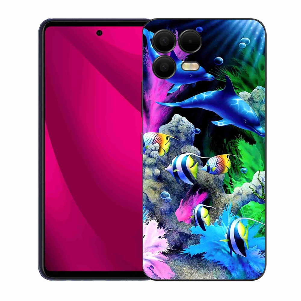 Gélový kryt mmCase na T-Mobile T Phone 3 Pro - morský svet