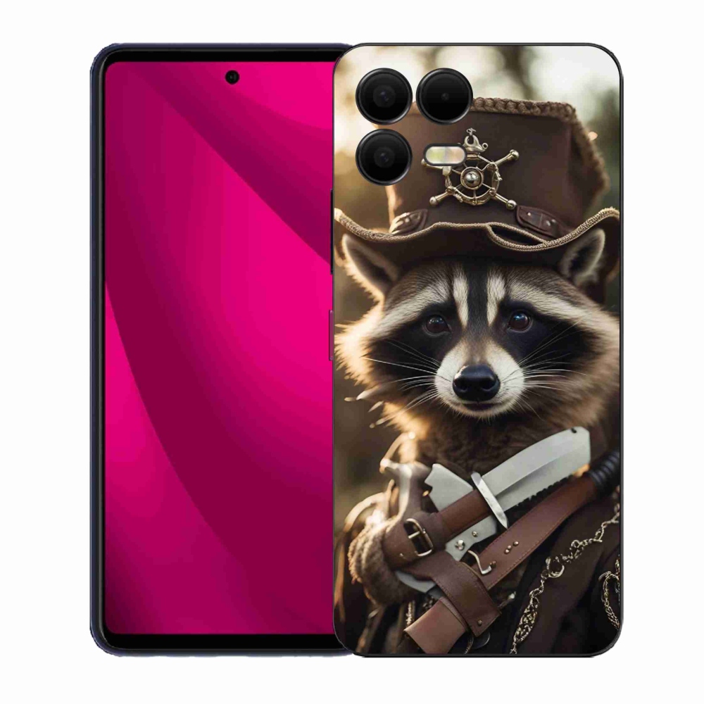 Gélový kryt mmCase na T-Mobile T Phone 3 Pro - mýval v uniforme