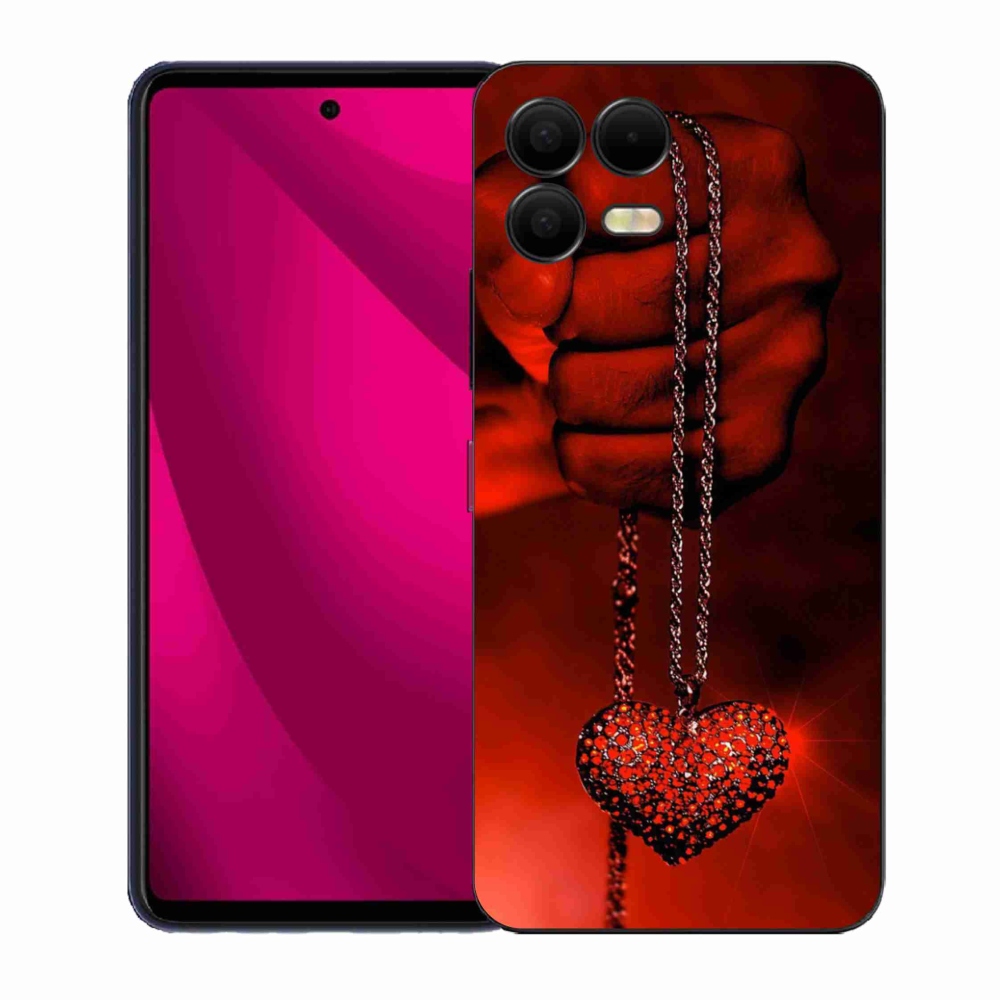 Gélový kryt mmCase na T-Mobile T Phone 3 Pro - náhrdelník