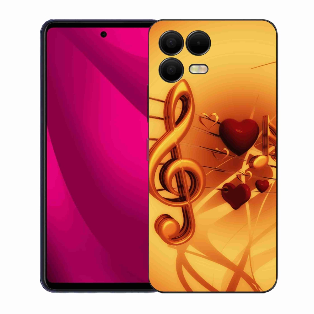 Gélový kryt mmCase na T-Mobile T Phone 3 Pro - noty