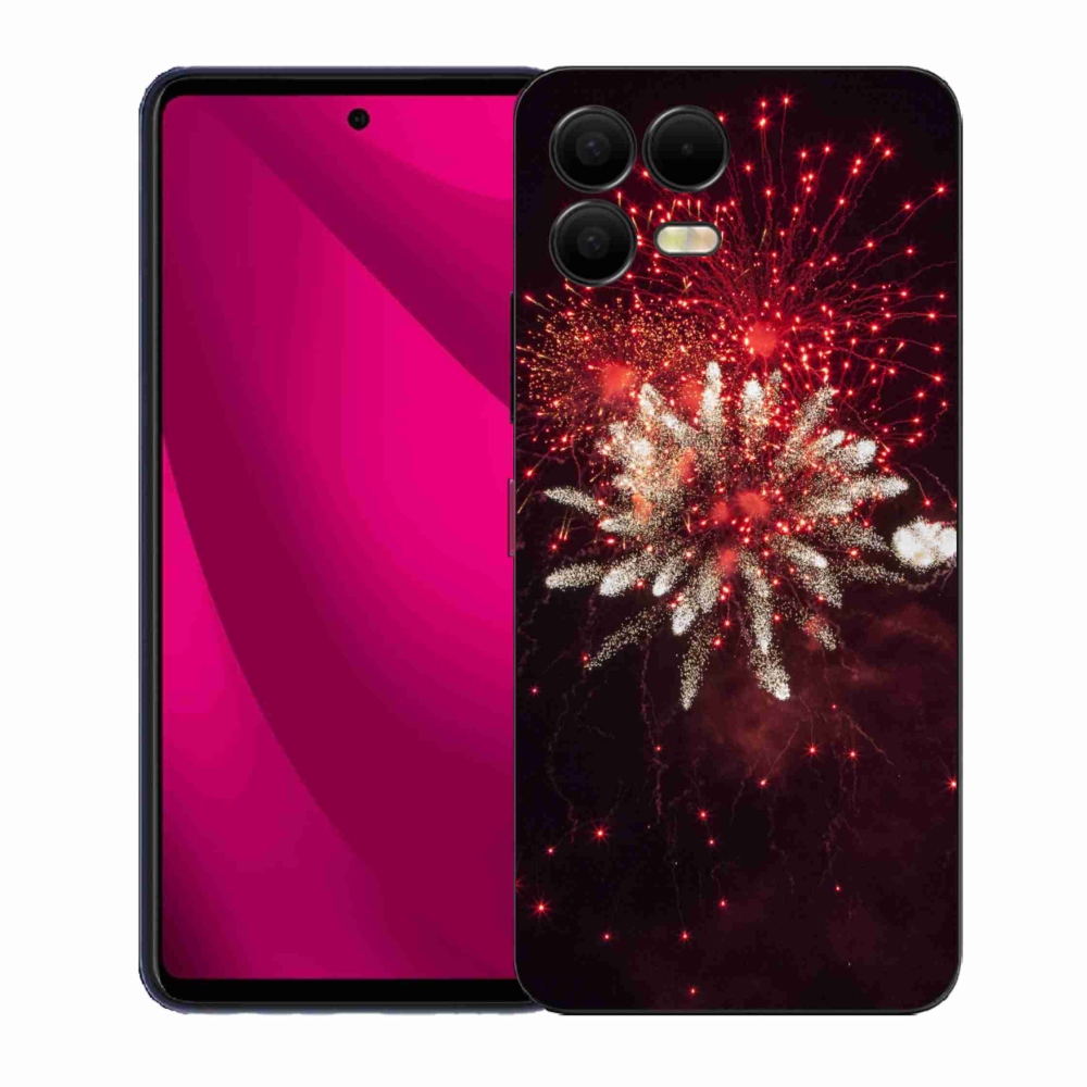 Gélový kryt mmCase na T-Mobile T Phone 3 Pro - ohňostroj