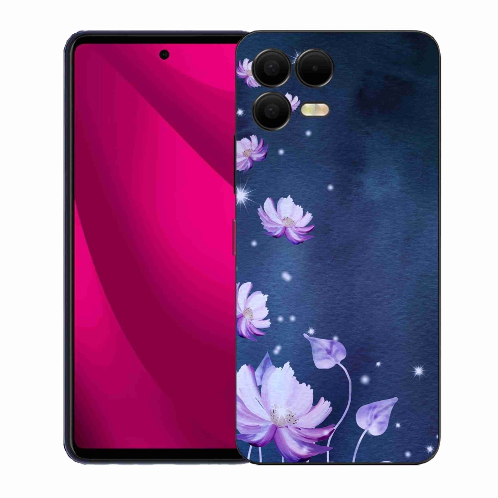 Gélový kryt mmCase na T-Mobile T Phone 3 Pro - padajúce kvety