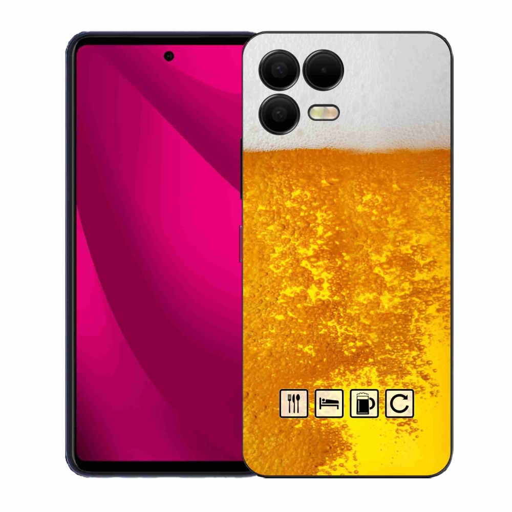 Gélový kryt mmCase na T-Mobile T Phone 3 Pro - pivný motív 3