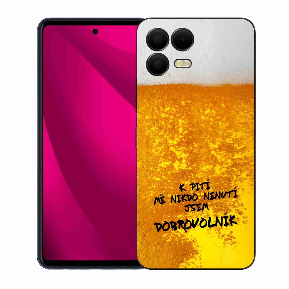Gélový kryt mmCase na T-Mobile T Phone 3 Pro - pivný motív 4