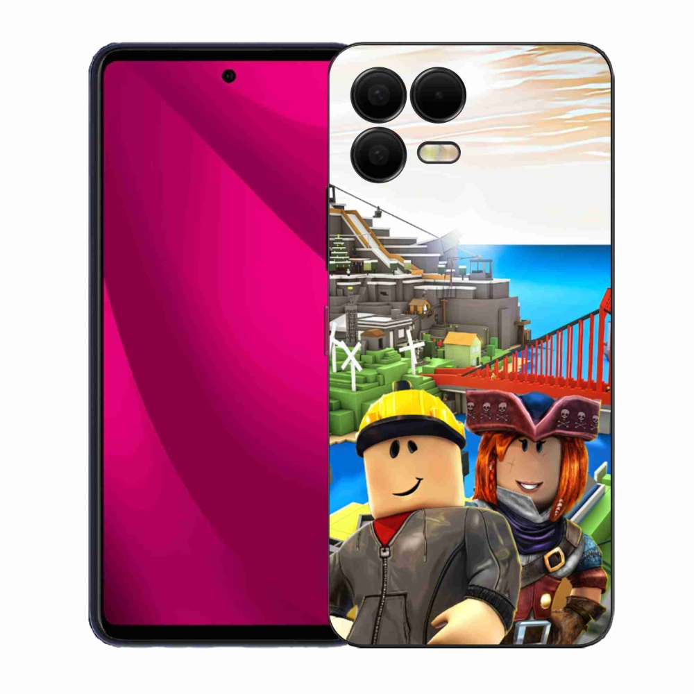 Gélový kryt mmCase na T-Mobile T Phone 3 Pro - roblox 1