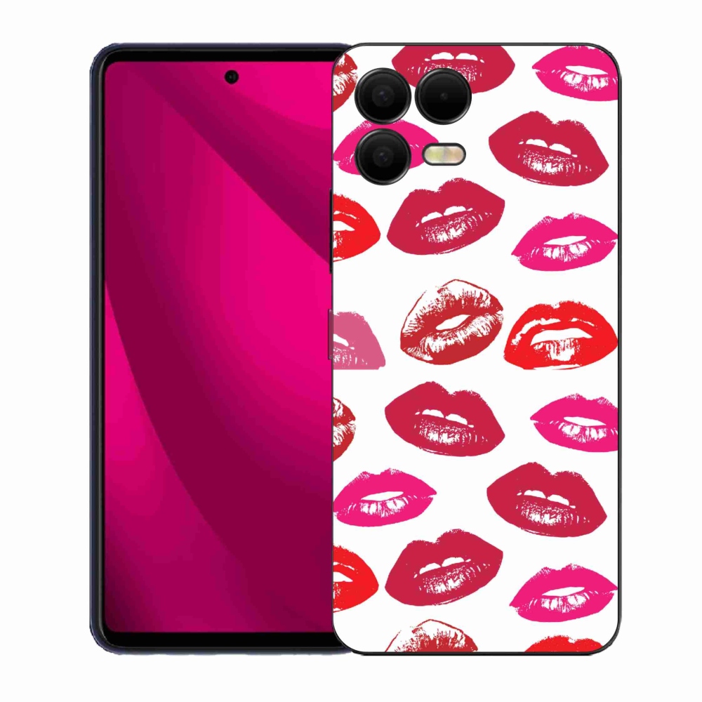 Gélový kryt mmCase na T-Mobile T Phone 3 Pro - pery