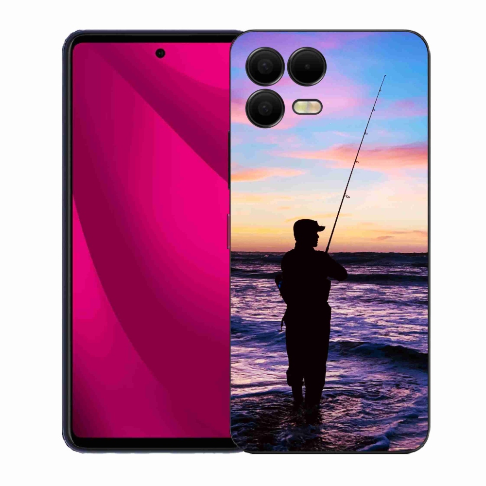 Gélový kryt mmCase na T-Mobile T Phone 3 Pro - rybárčenie 1