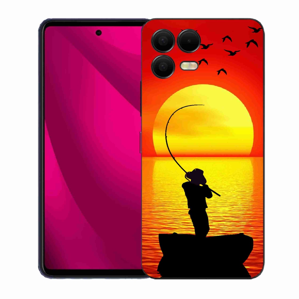 Gélový kryt mmCase na T-Mobile T Phone 3 Pro - rybárčenie