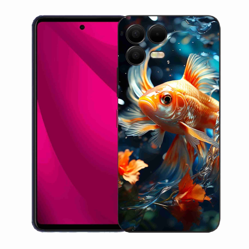 Gélový kryt mmCase na T-Mobile T Phone 3 Pro - rybka