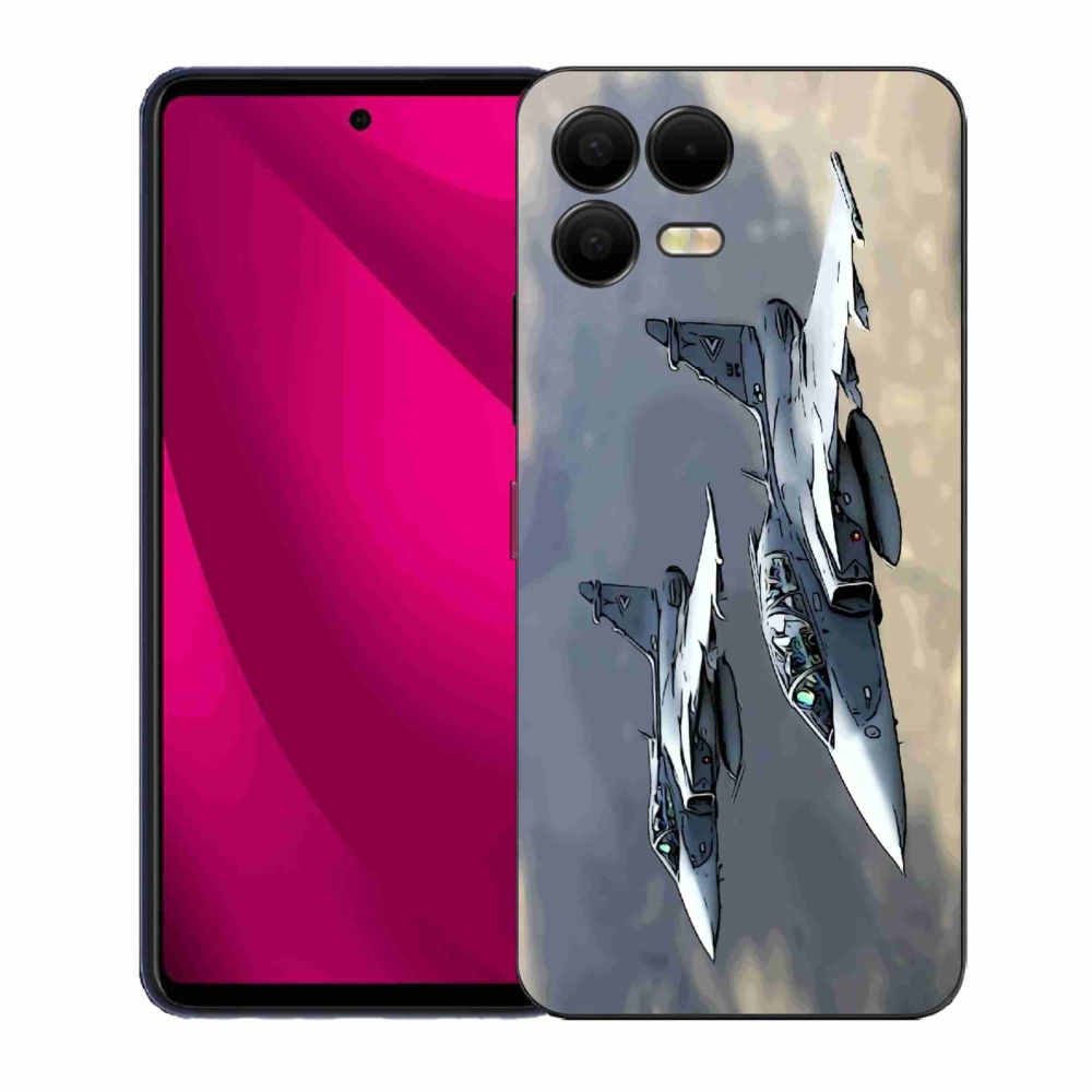 Gélový kryt mmCase na T-Mobile T Phone 3 Pro - stíhačky