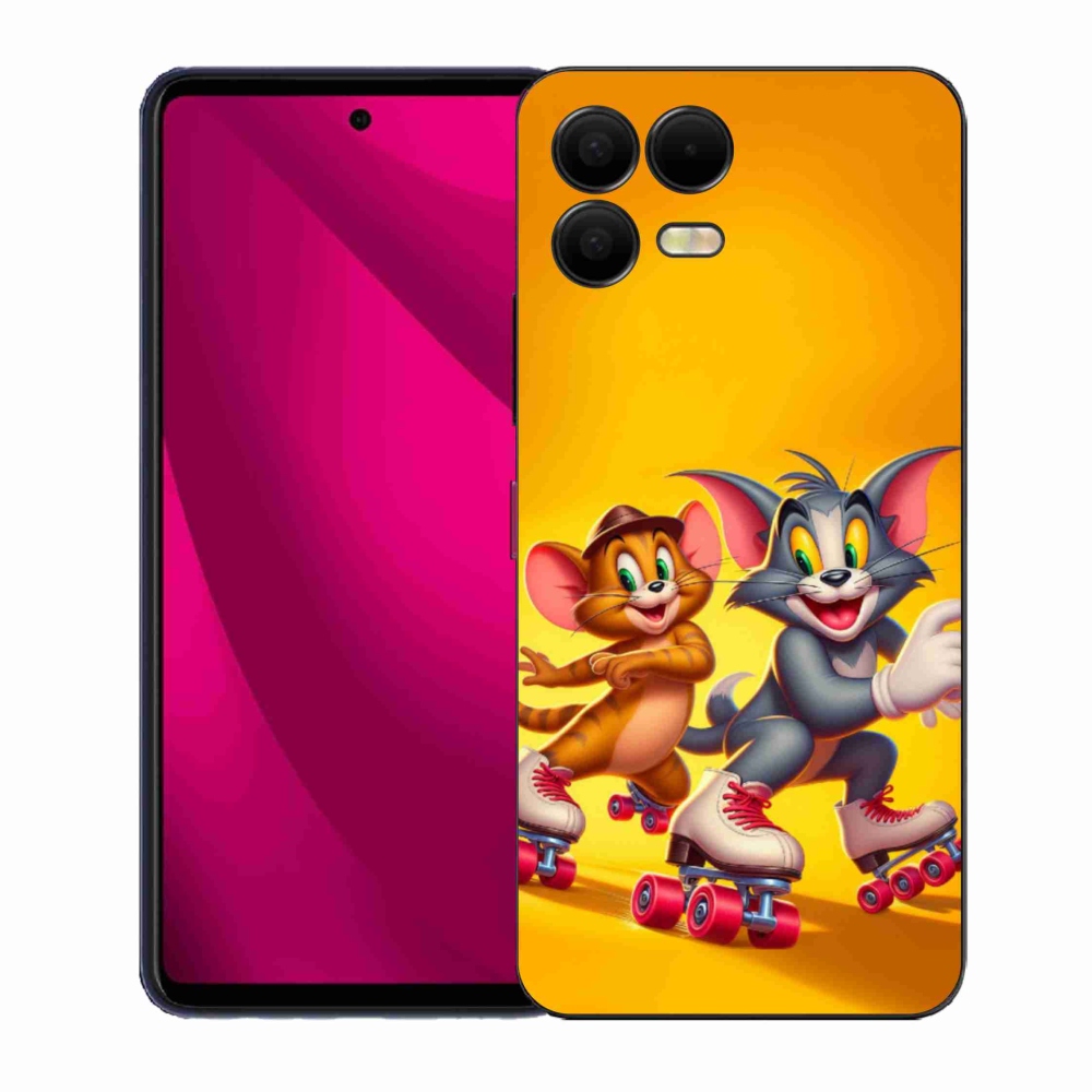 Gélový kryt mmCase na T-Mobile T Phone 3 Pro - tom a jerry