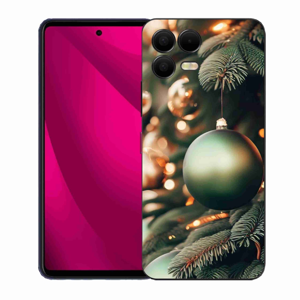 Gélový kryt mmCase na T-Mobile T Phone 3 Pro - vianočné ozdoby 1
