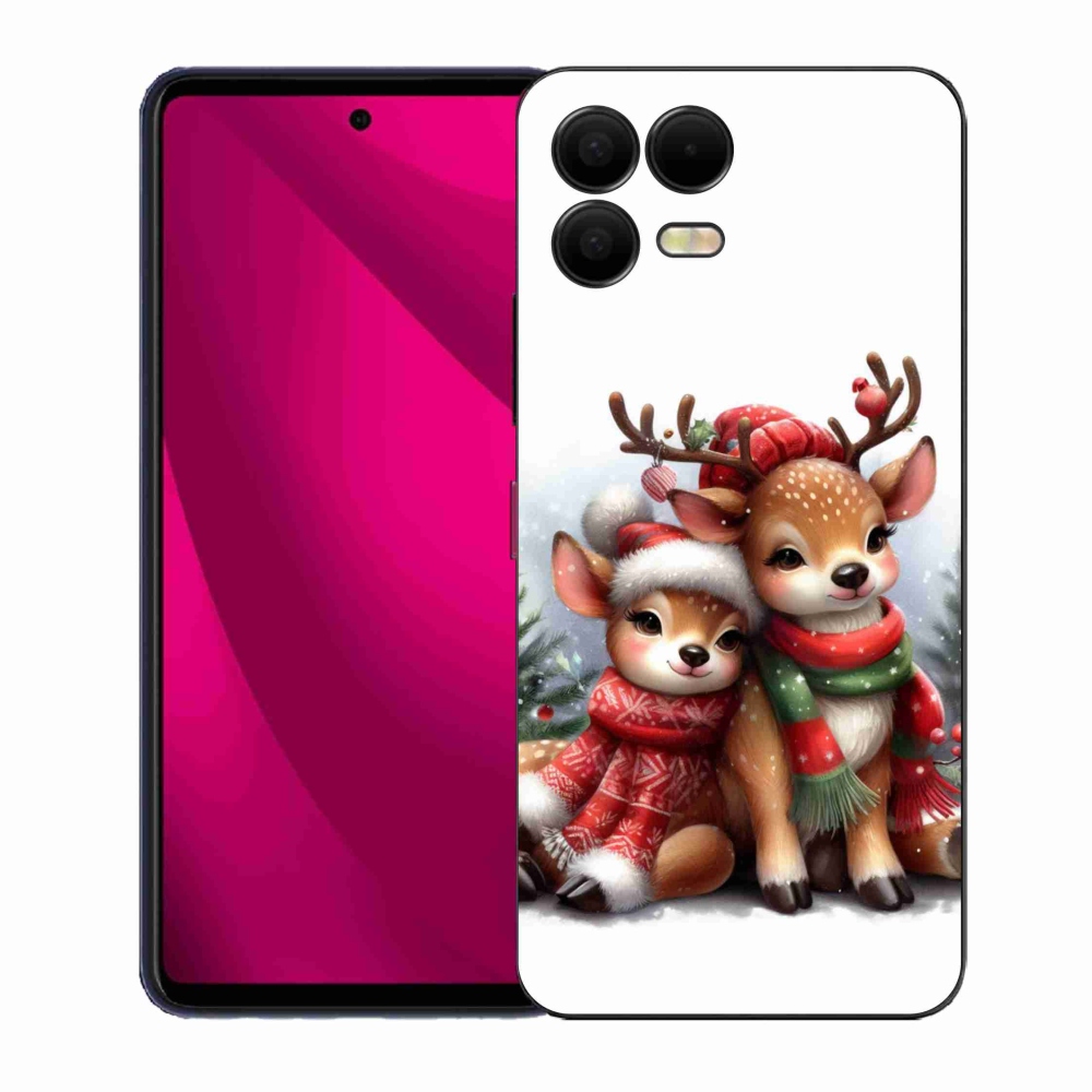 Gélový kryt mmCase na T-Mobile T Phone 3 Pro - vianočné soby