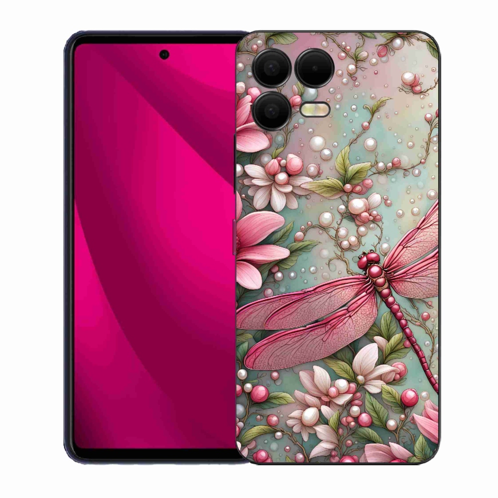 Gélový kryt mmCase na T-Mobile T Phone 3 Pro - vážka