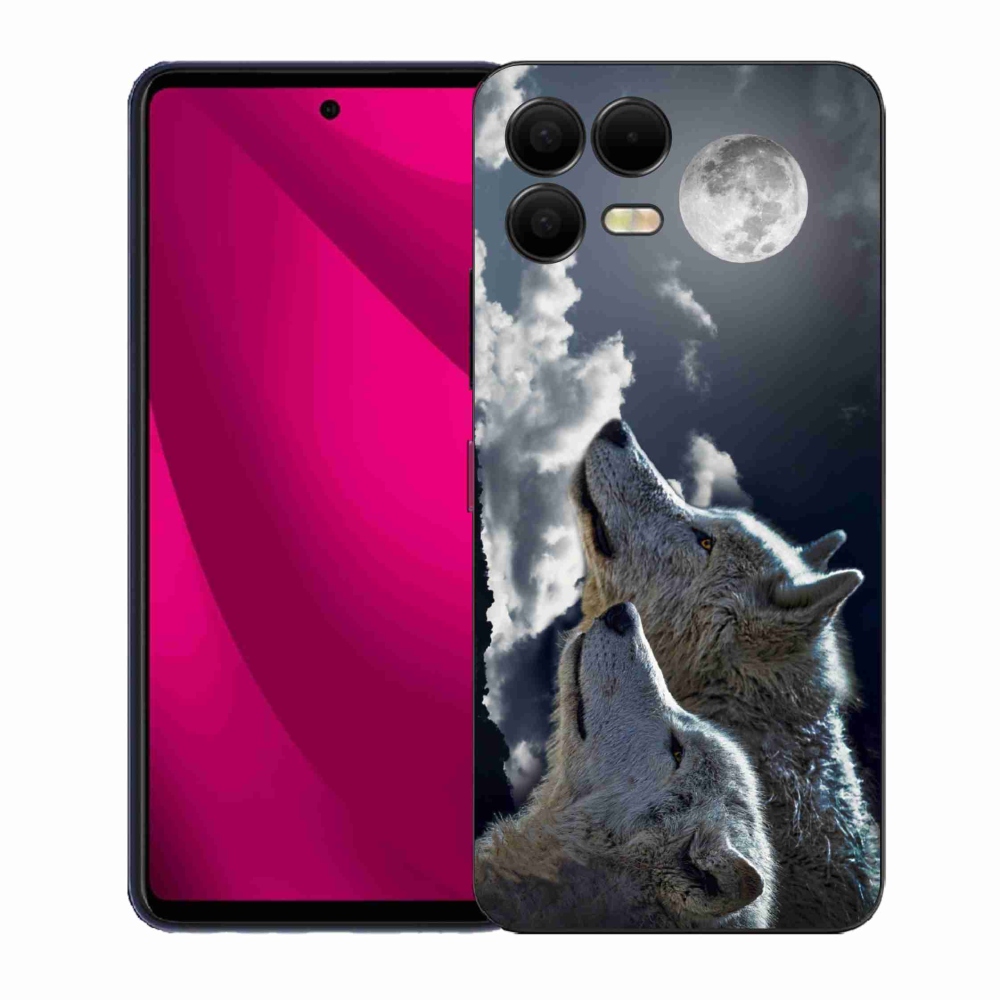 Gélový kryt mmCase na T-Mobile T Phone 3 Pro - vlci