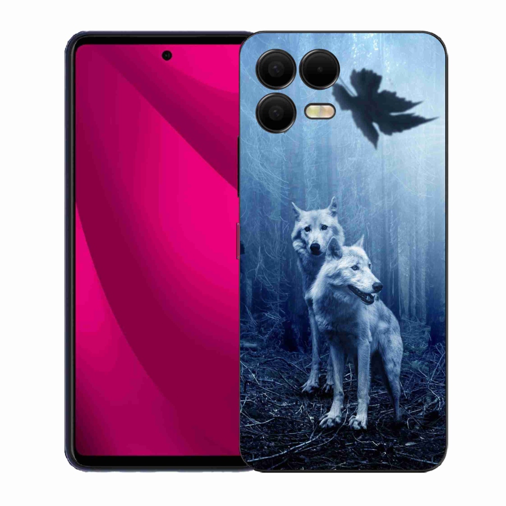 Gélový kryt mmCase na T-Mobile T Phone 3 Pro - vlci v lese