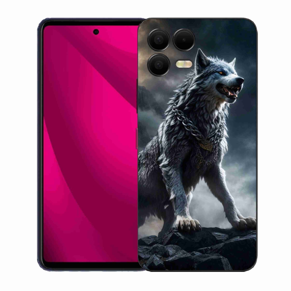 Gélový kryt mmCase na T-Mobile T Phone 3 Pro - vlk 1