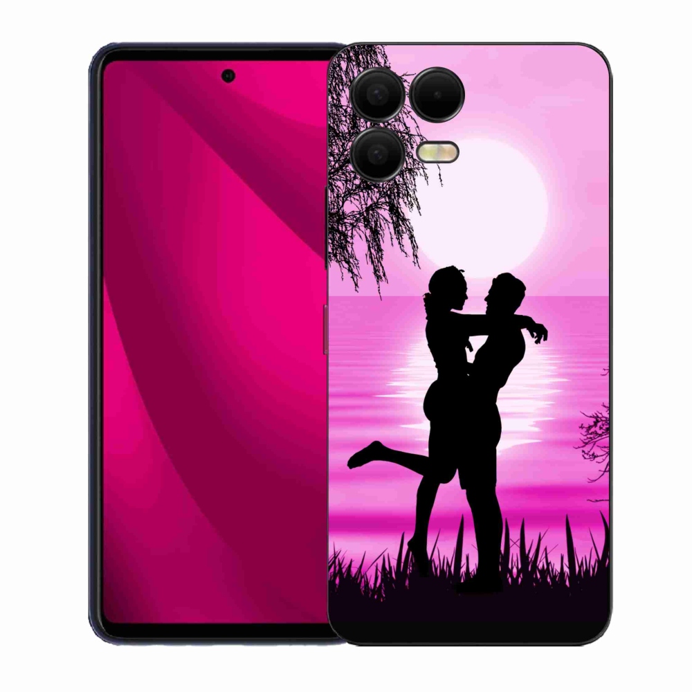 Gélový kryt mmCase na T-Mobile T Phone 3 Pro - západ slnka