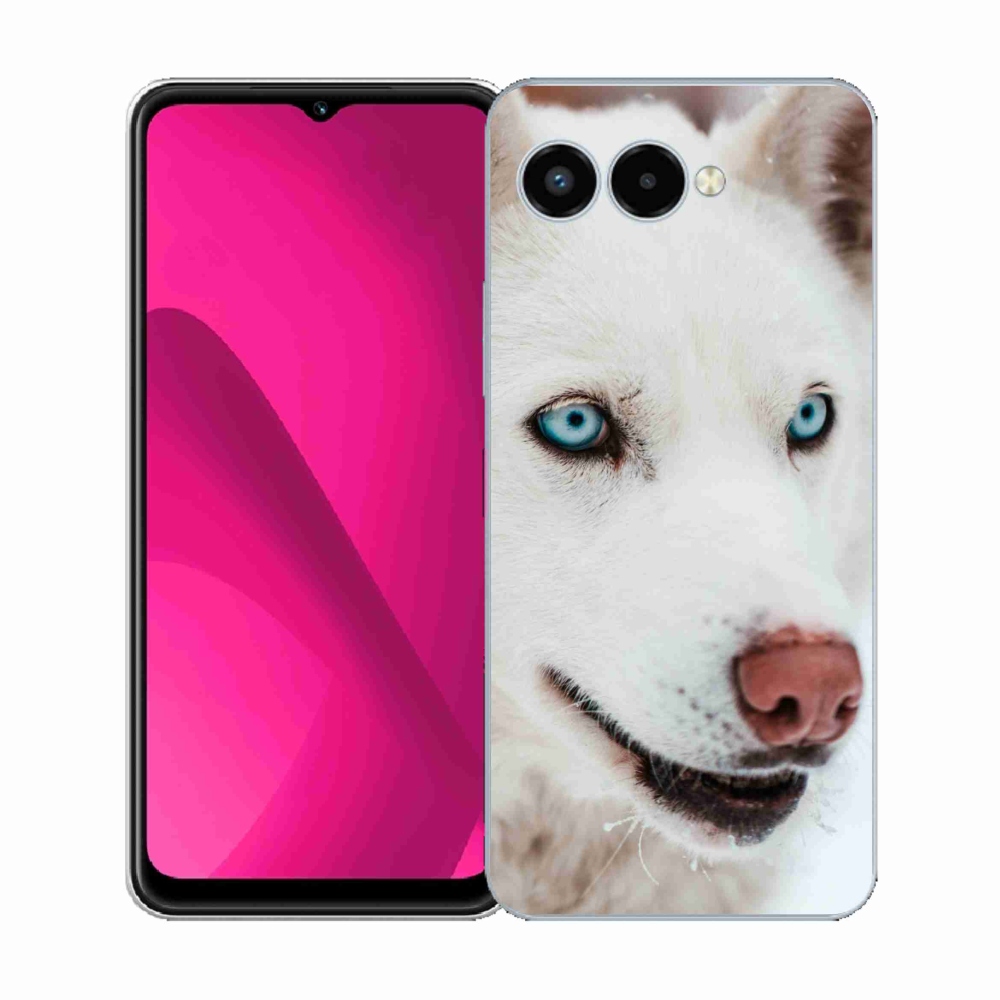 Gélový kryt mmCase na T-Mobile T Phone 3 - psí pohľad